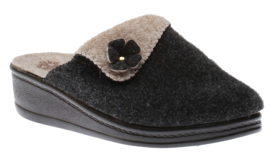 Women Lady Diana | Ladies Clog Black