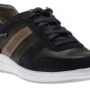 Men Mephisto | Vito Velsp Mulberry Leather Lace-Up Sneaker