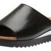 Women Romika | Hollywood 18 Black White Slide Sandal