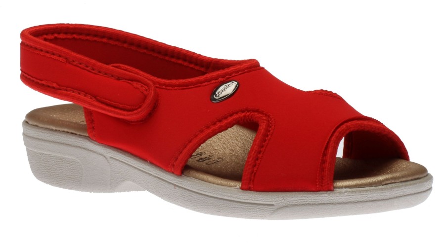 Women Italian Comf | Sandal Red