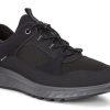 Men Ecco | Men'S Exostride Black Gore-Tex Waterproof Sneaker