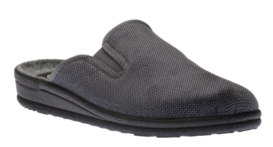 Men Lady Diana | Mens Slipper Grey