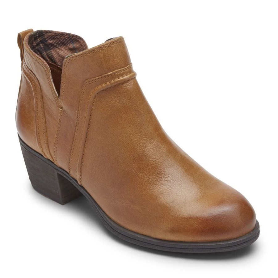 Women Cobb Hill | Anisa V-Cut Yellow Amber Bootie