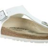 Women Birkenstock | Gizeh Birko-Flor White Thong Sandal