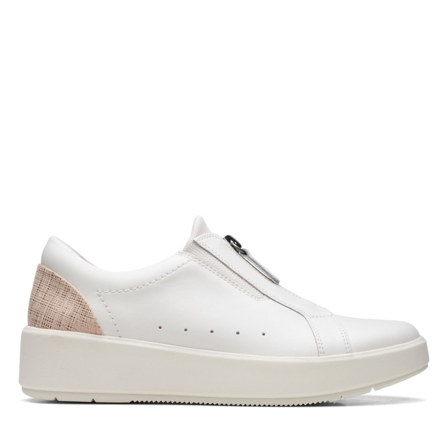 Women Clarks | Layton Rae White C