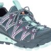 Women Merrell | Choprock Blue Hiking Shoe