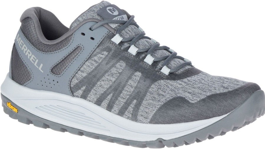 Men Merrell | Nova Grey Trail Running Shoe