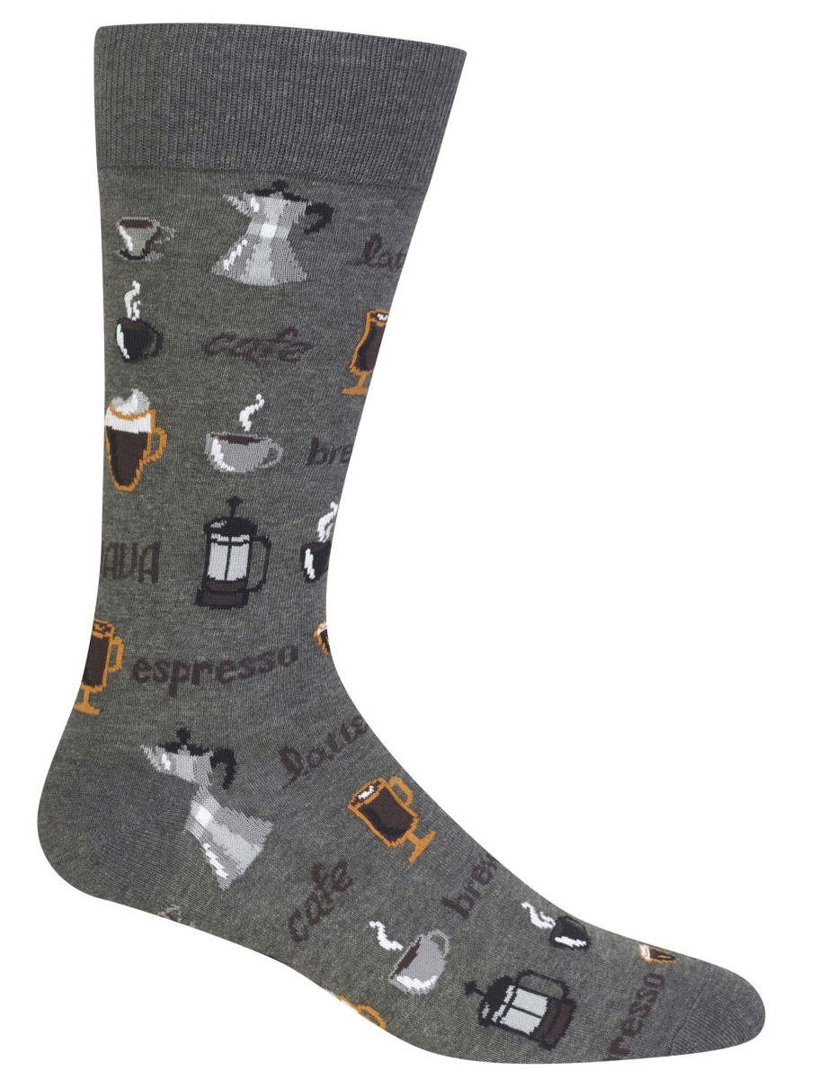 Accessories Hotsox | Hotsox Men'S Coffee Crew Socks