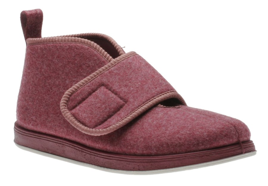 Women Foamtreads | Comfortl Dusty Rose Wool Slipper