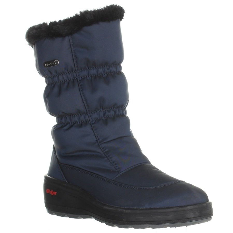 Women Pajar | Snowcap 2 Navy Winter Boot