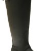 Women Hunter | Women'S Black Tall Back Adjustable Rain Boots