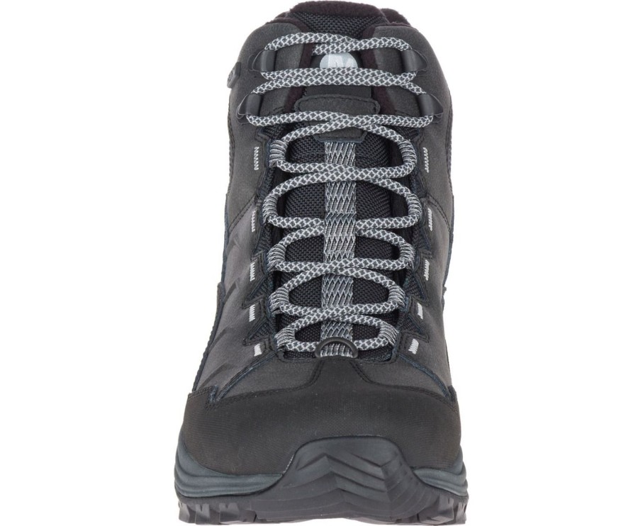 Men Merrell | Thermo Chill Mid Black Waterproof Wide Width Boot