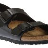 Men Birkenstock | Milano Black Birko-Flor Sandal