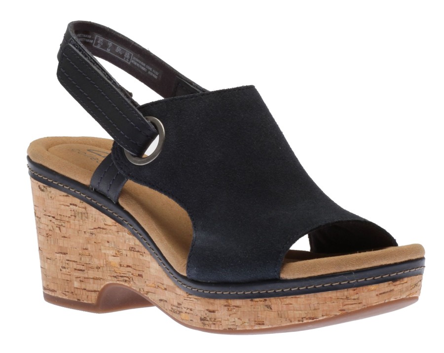 Women Clarks | Giselle Sea Navy Su