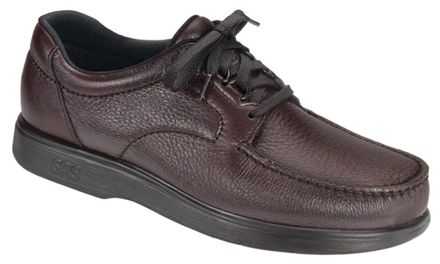 Men SAS Shoes | Bout Time Cordovan Leather Lace-Up Loafer