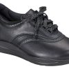 Women SAS Shoes | Walk Easy Black Leather Walking Shoe