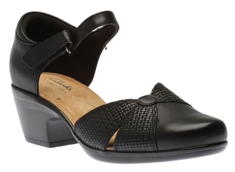 Women Clarks | Emily Rae Black