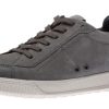 Men Ecco | Byway Dark Shadow Grey Lace-Up Sneaker