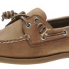 Women Sperry | Women'S Authentic Original Sahara Brown Leather Two Eye Boat Shoe