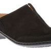 Women Jenny by Ara | Ruffina Black Nubuck Leather Clog