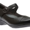 Women Dansko | Fawna Black Leather Mary Jane