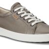 Women Ecco | Women'S Soft 7 Stone Metallic Lace-Up Sneaker