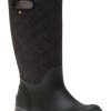 Women Bogs | Whiteout Fleck Black Women'S Insulated Boot