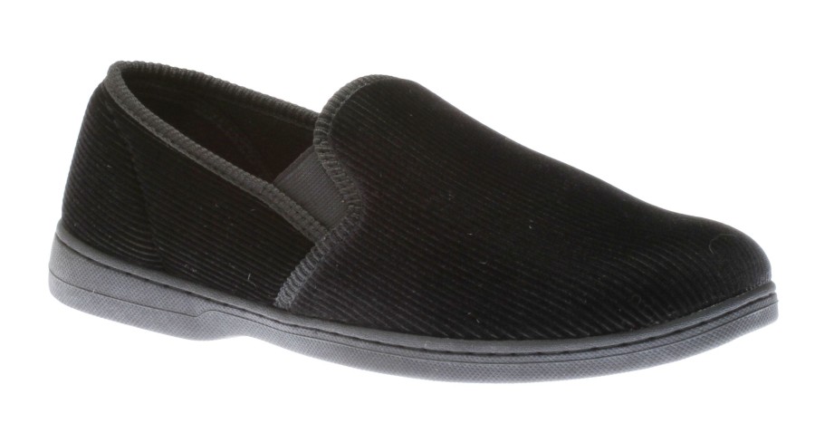 Men Foamtreads | Regal 2 Black Slip-On Slipper