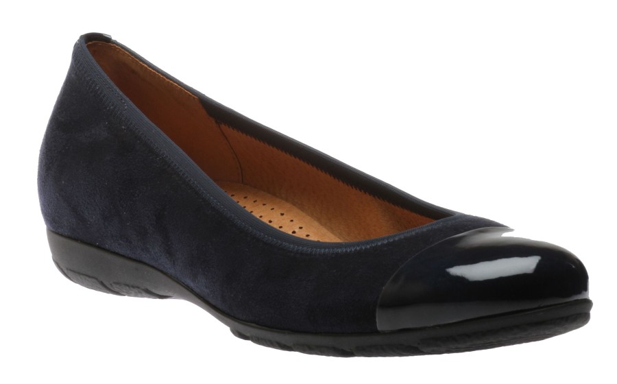 Women Gabor | 54.161.46 Navy Ballet Flat