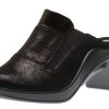 Women Romika | Mokassetta 257 Black Metallic Suede Clog