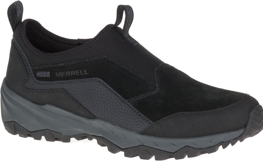 Men Merrell | Icepack Polar Moc Black Waterproof Shoe