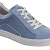 Women Earth | Zen Moment Denim Blue Lace-Up Sneaker