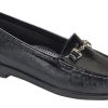 Women SAS Shoes | Metro Black Patent Slip On Loafer