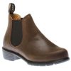 Women Blundstone | Blundstone 1970 - Women'S Series Low Heel Antique Brown Leather Boot