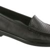 Women SAS Shoes | Savvy Black Leather Slip-On Loafer