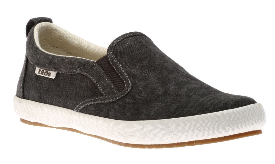 Women Taos | Dandy Charcoal Canvas Slip-On Sneaker