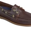 Men Sperry | Men'S Authentic Original Amaretto Brown Two-Eye Boat Shoe