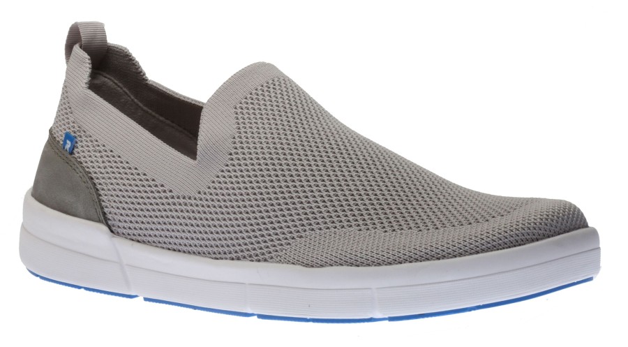 Men R EVOLUTION | Knitup 173 Grey Mesh Slip-On Sneaker