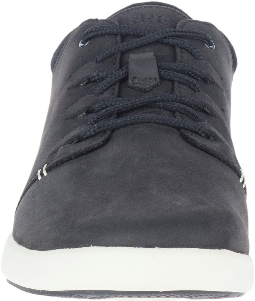 Men Merrell | Freewheel 2 Black Leather Sneaker