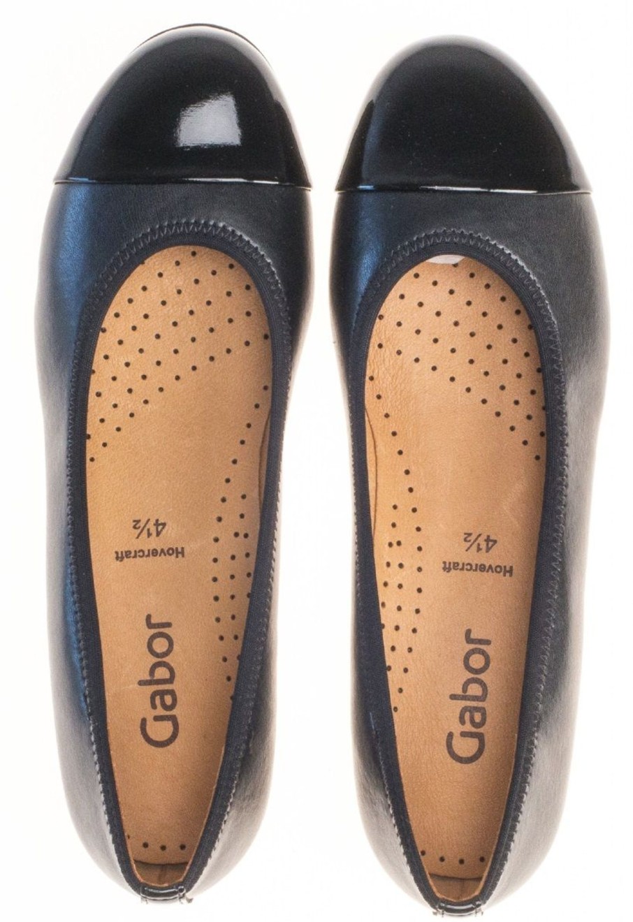 Women Gabor | 54.161.57 Black Ballet Flat