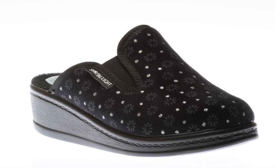 Women Lady Diana | Slipper Black