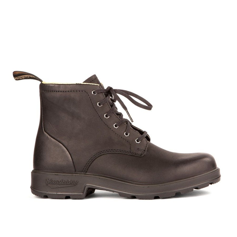 Women Blundstone | Blundstone 1938 - Original Lace-Up Black Leather Boot