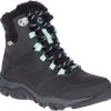 Women Merrell | Thermo Fractal Mid Waterproof Black Boot