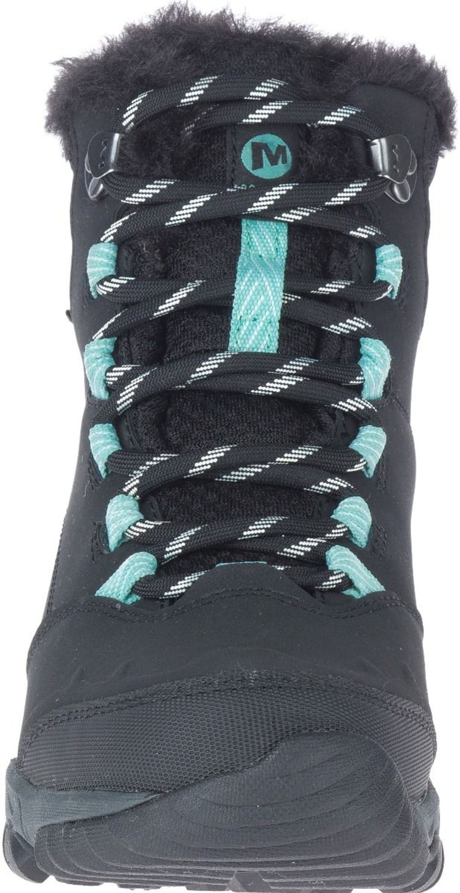 Women Merrell | Thermo Fractal Mid Waterproof Black Boot