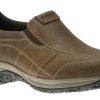 Men Dunham | Litchfield Brown Waterproof Slip-On Shoe