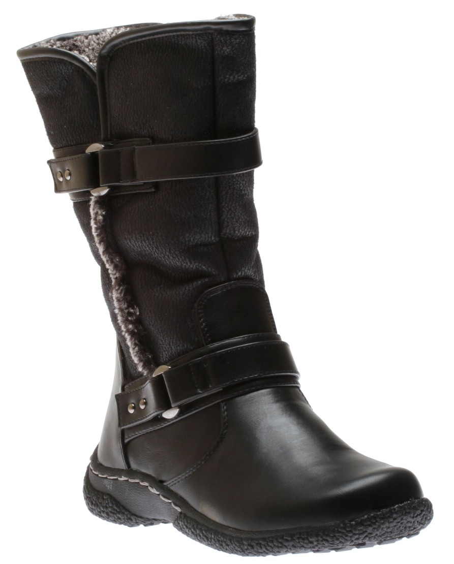 Women Wanderlust | Gabi 2 Black Mid-Calf Winter Boot