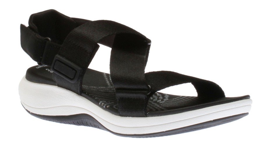 Women Clarks | Mira Sun Black Sport Sandal