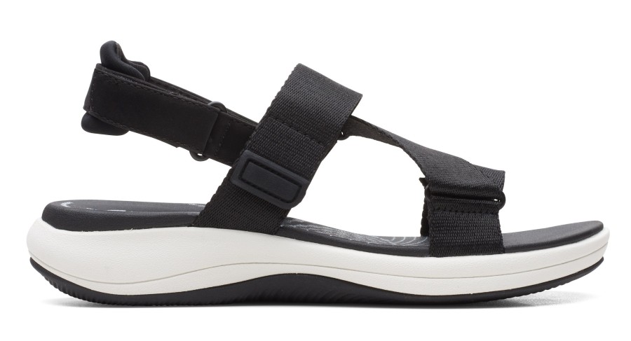 Women Clarks | Mira Sun Black Sport Sandal