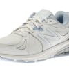 Women New Balance | Wx857Wb2 White Leather Cross-Training Shoe