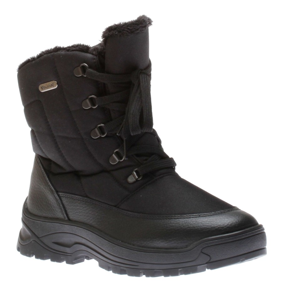 Men Pajar | Trigger Black Winter Boot